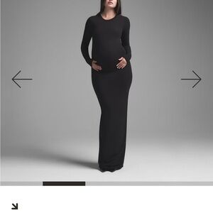 SKIMS fits everyone maternity long sleeve dress